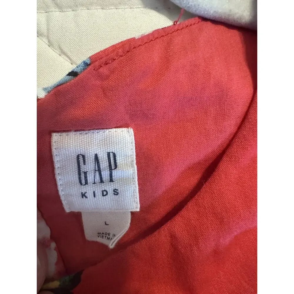 Gap Kids Girls Floral Fit & Flare Dress – Size Large (10-11)